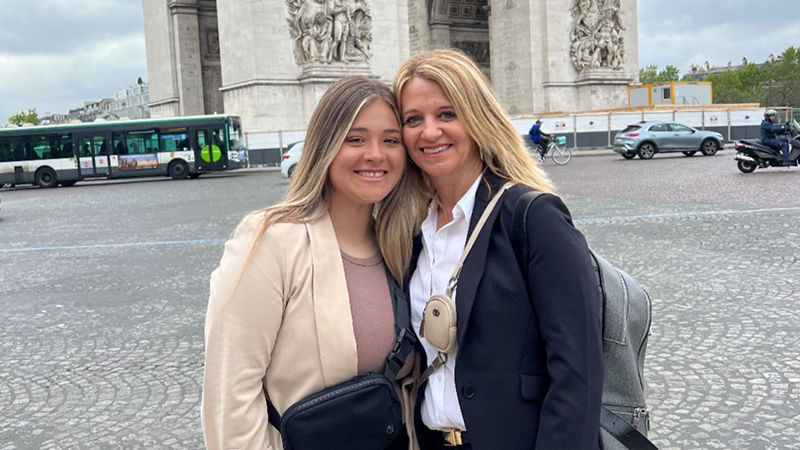 Tammy and Jessica Divens in Paris, France